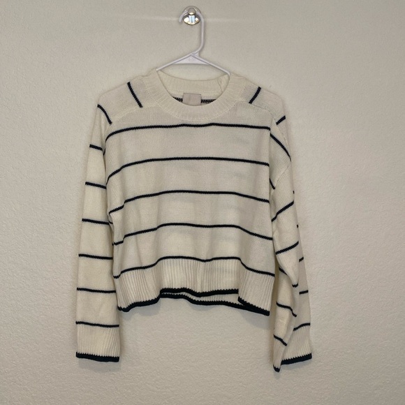 Industry Brand Nordstrom Saddle Striped Crewneck Sweater - Picture 4 of 6
